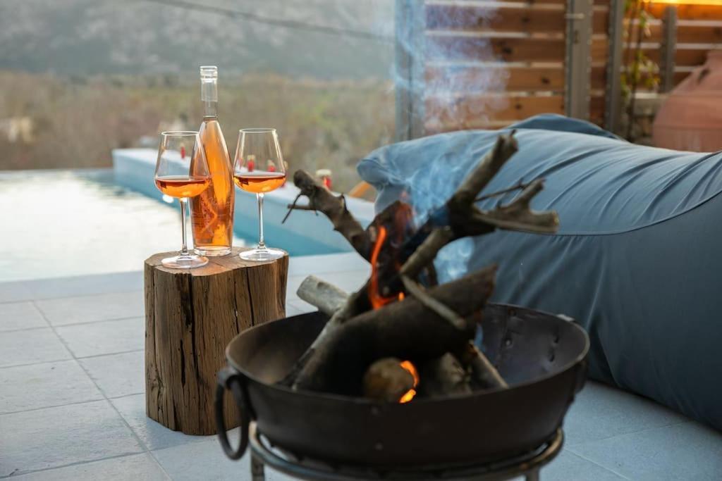 Lasithi Luxury Villa Mesa Lasithi Exterior photo