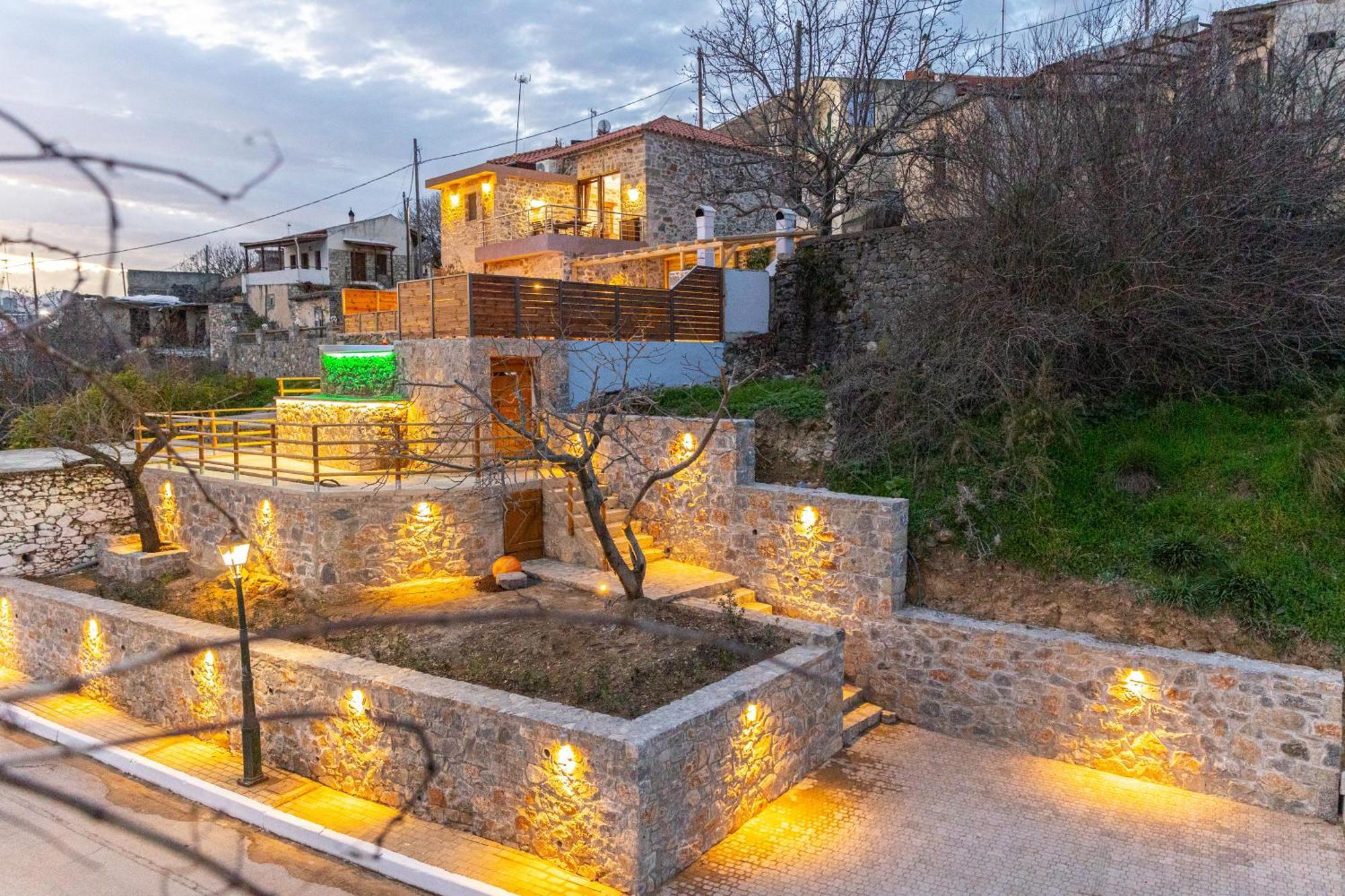 Lasithi Luxury Villa Mesa Lasithi Exterior photo
