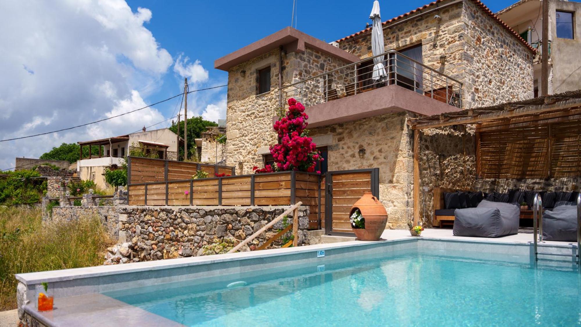 Lasithi Luxury Villa Mesa Lasithi Exterior photo