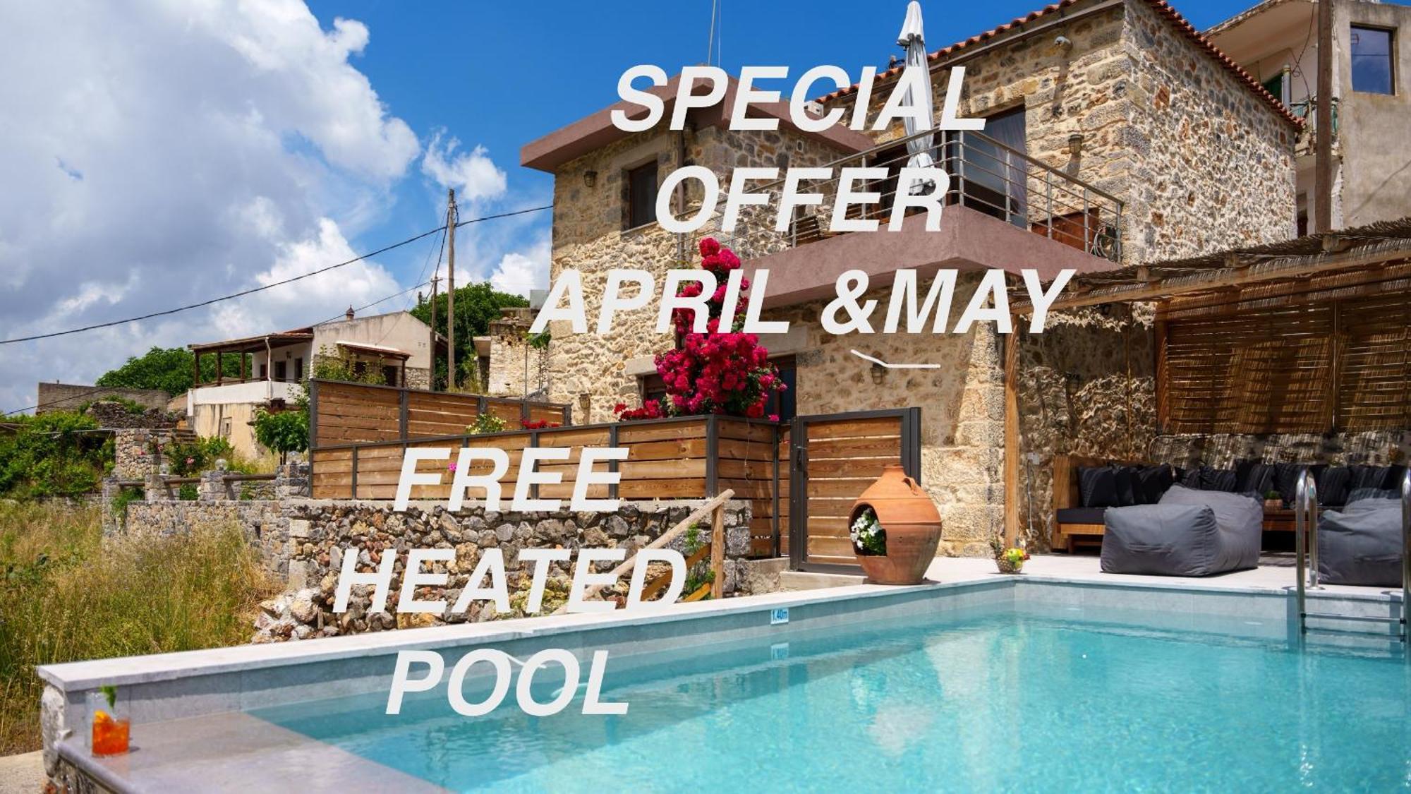 Lasithi Luxury Villa Mesa Lasithi Exterior photo
